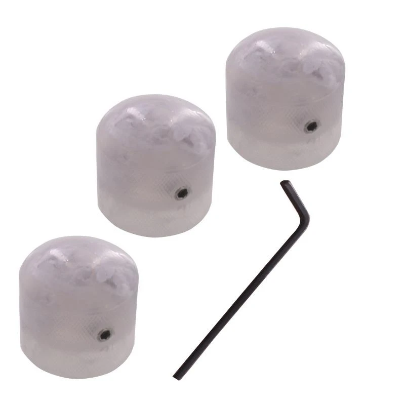 3Pcs/set Plastic Volume Tone Knob Top Hat Straight Guitar Speed Control Pots Knobs Fit for Electric Guitar Accessory
