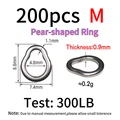 200pcs Pear O M