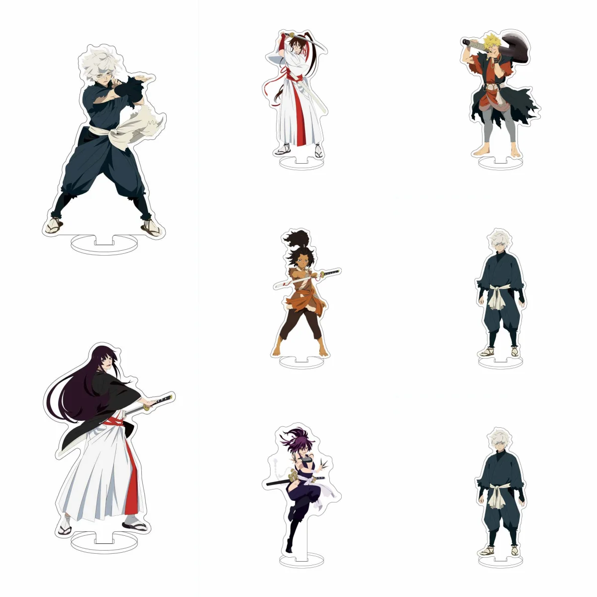 Trendy Anime Stand Hell’s Paradise Jigokuraku Gabimaru Acrylic Figure Display Desktop Decoration 15cm