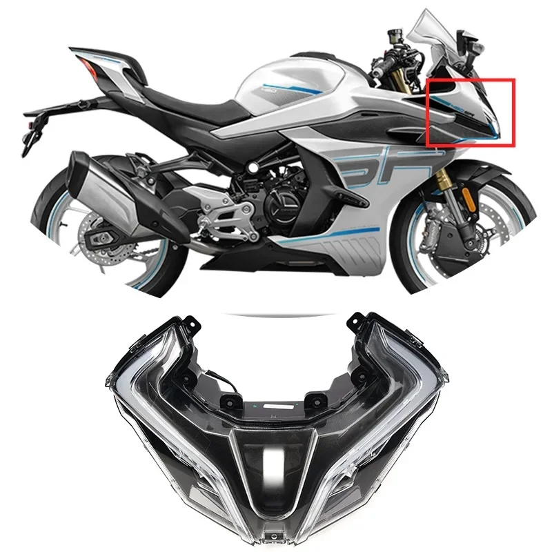 For CFMOTO 450SR Headlight Assy Moto Parts CF400-6 SR450 CF Moto 450 SR Headlamp Motorcycle Accessories