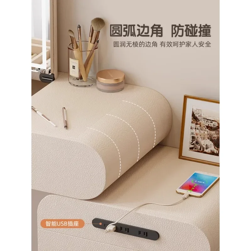 Cream wind dresser storage cabinet integrated cosmetic cabinet small apartment dressing table