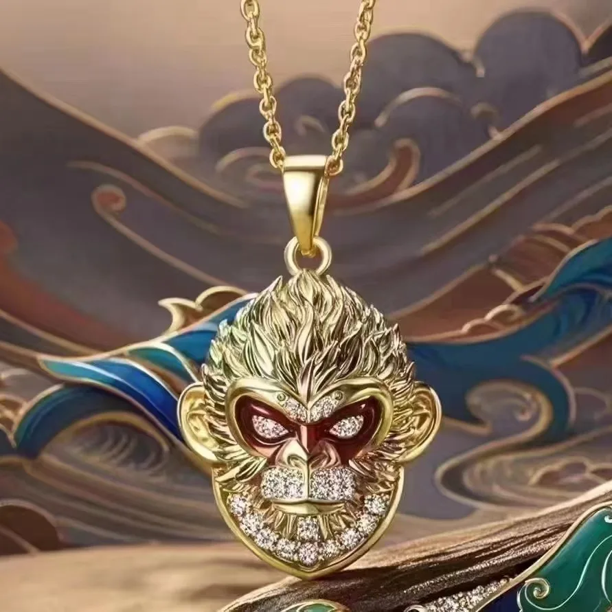 Accessory Black Myth: Wukong The Destined One Cosplay Pendant Necklace Decorate Ornaments Birthday Present Widget Decorations