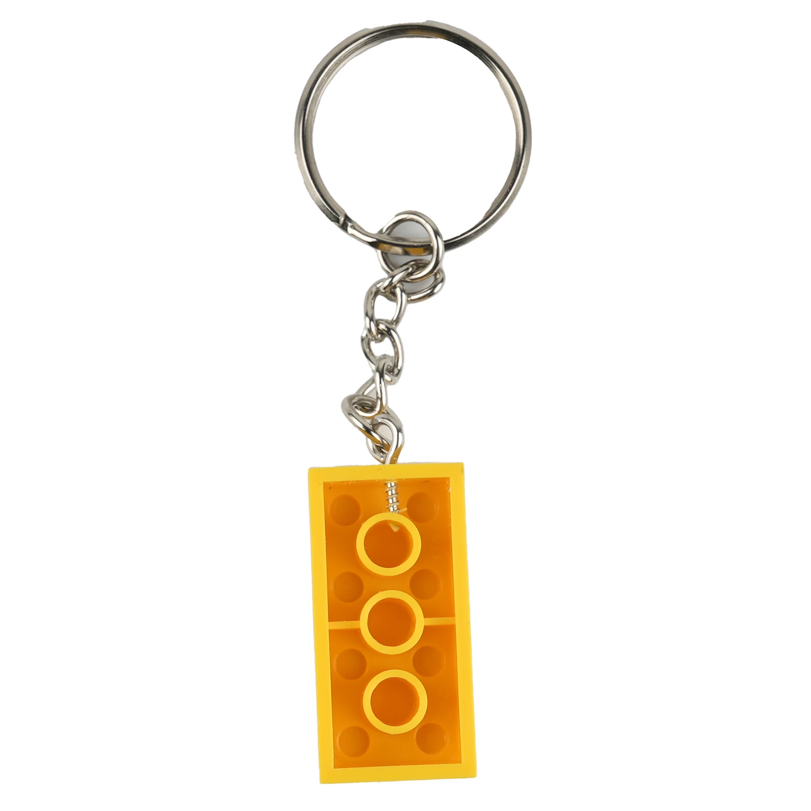 Key Chain Building Blocks Small Particles Creative Hanging Ring Keychain MOC 2×4 3001 Bricks Plate Child DIY Toys Gifts