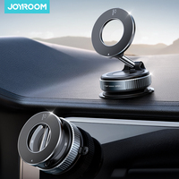 Joyroom Foldable Magnetic Car Phone Holder 360° Rotation Suction Cup Car Phone Mount For iPhone 16-12 Series 4.7-7'' Phones
