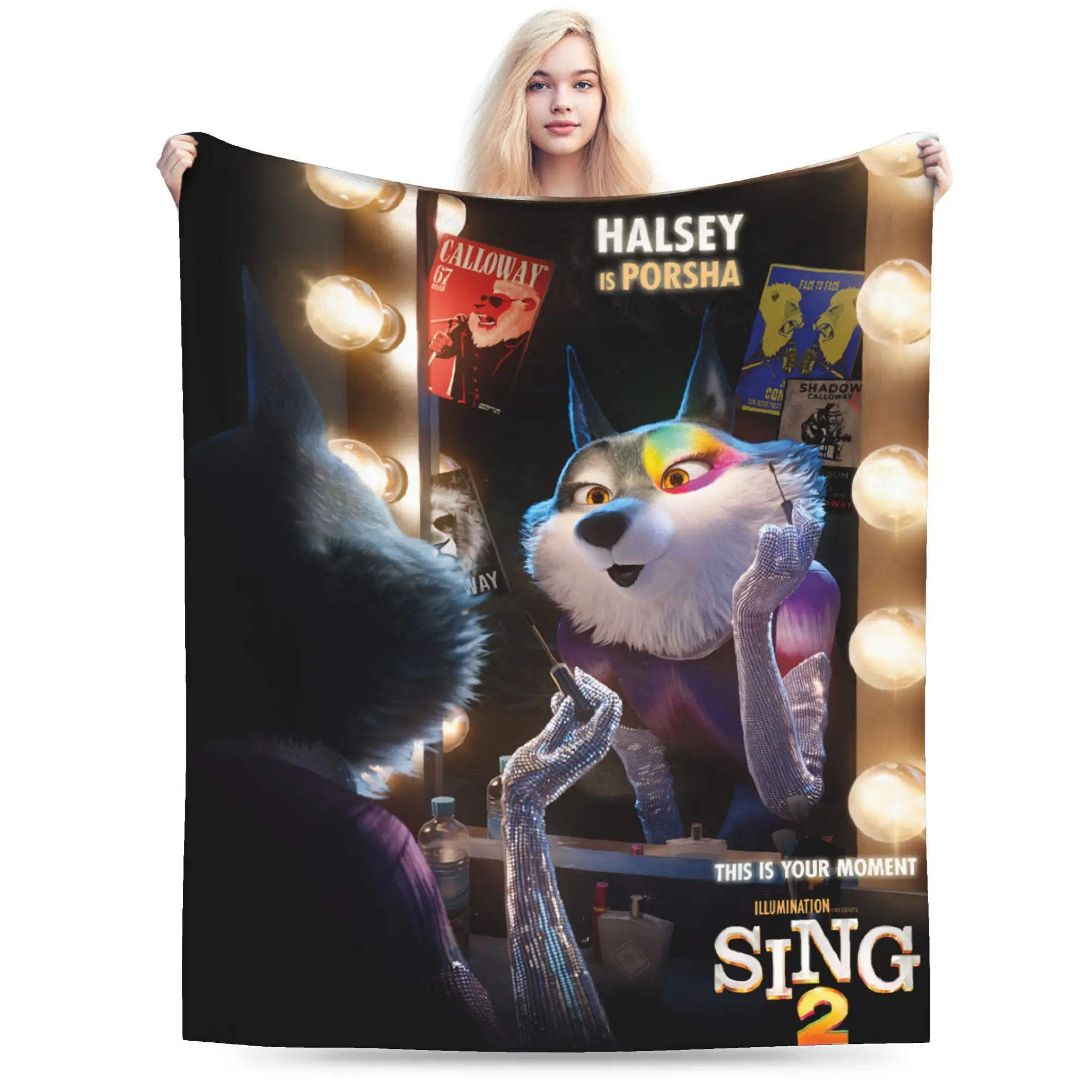 Sing 2 Movie Merch Blanket Super Soft Warm  Throw Blankets for Sofa 50x60 Inches Multiple Sizes Bedding Throws