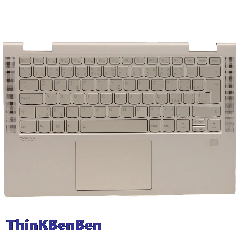 CZ Czech Keyboard Mica Upper Case Palmrest Shell Cover For Lenovo Ideapad Yoga C740 14 14IML Laptop 5CB0U43984