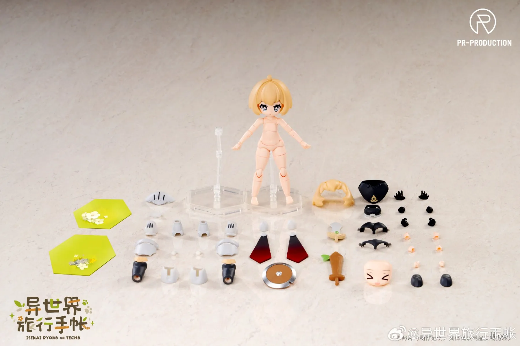 【الأصلي】PR-PRODUCTION حساب السفر العالمي الآخر 01 Newbie Warrior Renee Brown Need تجميعها 1/12 لعبة مجسمة