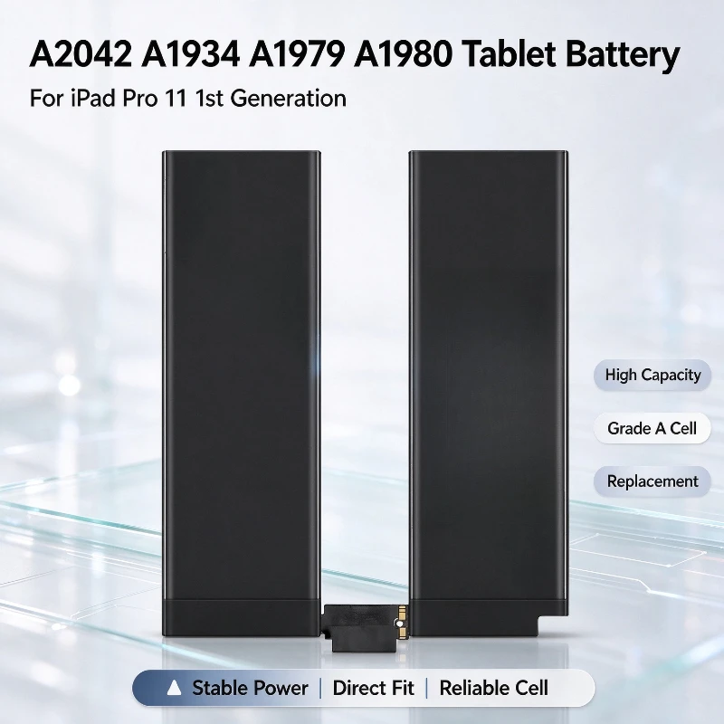 A2042 A1934 A1979 A1980 Tablet Battery For i Pad Pro 11 1st Generation, High Capacity Grade A Cell Replacement Battery