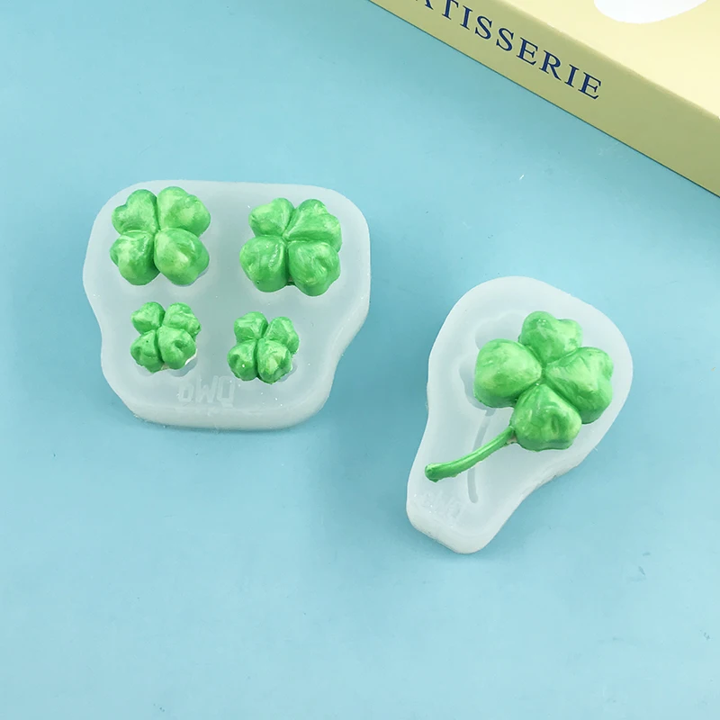 

Clover Silicone Mold Soap Mold Candle Mold Gypsum Resin Art DIY Play Fondant Cake Decoration Fondant Mould