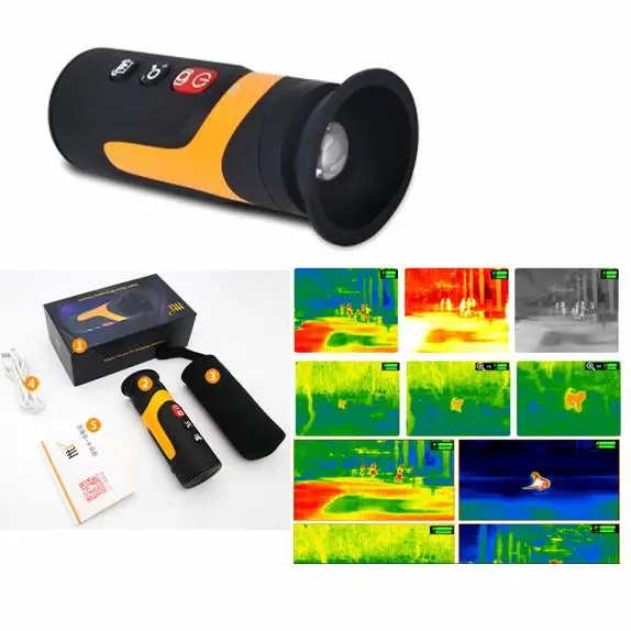 

HT-320D Цифровой инфракрасный фотоаппарат с 2-кратным зумом, разрешение NETD 320X240 для охоты, ночного видения, ИК-охотничья оптика для ночного сна