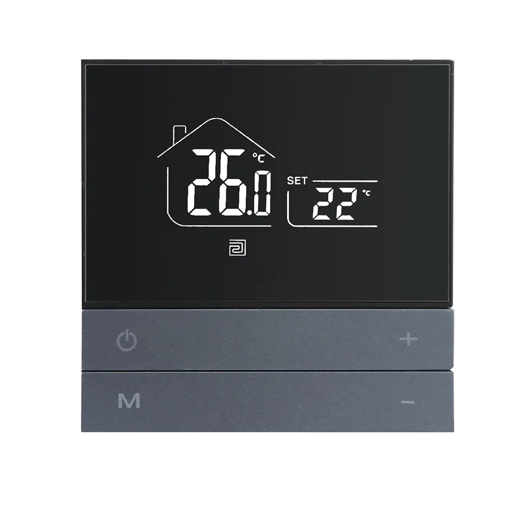 床暖房および空調温度制御用のデジタルディスプレイ付きインテリジェントサーモスタットスイッチコントローラー