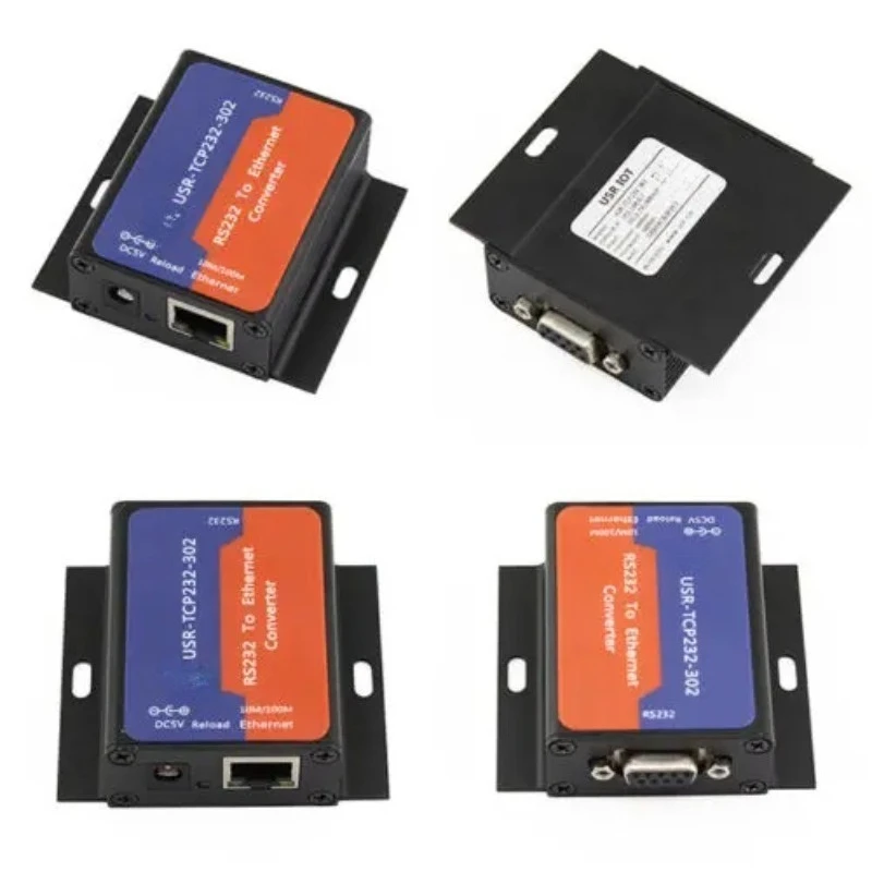 USR-TCP232-302 Serial Ethernet Adapter RS232 TCP IP DHCP Web Industrial Control Unit