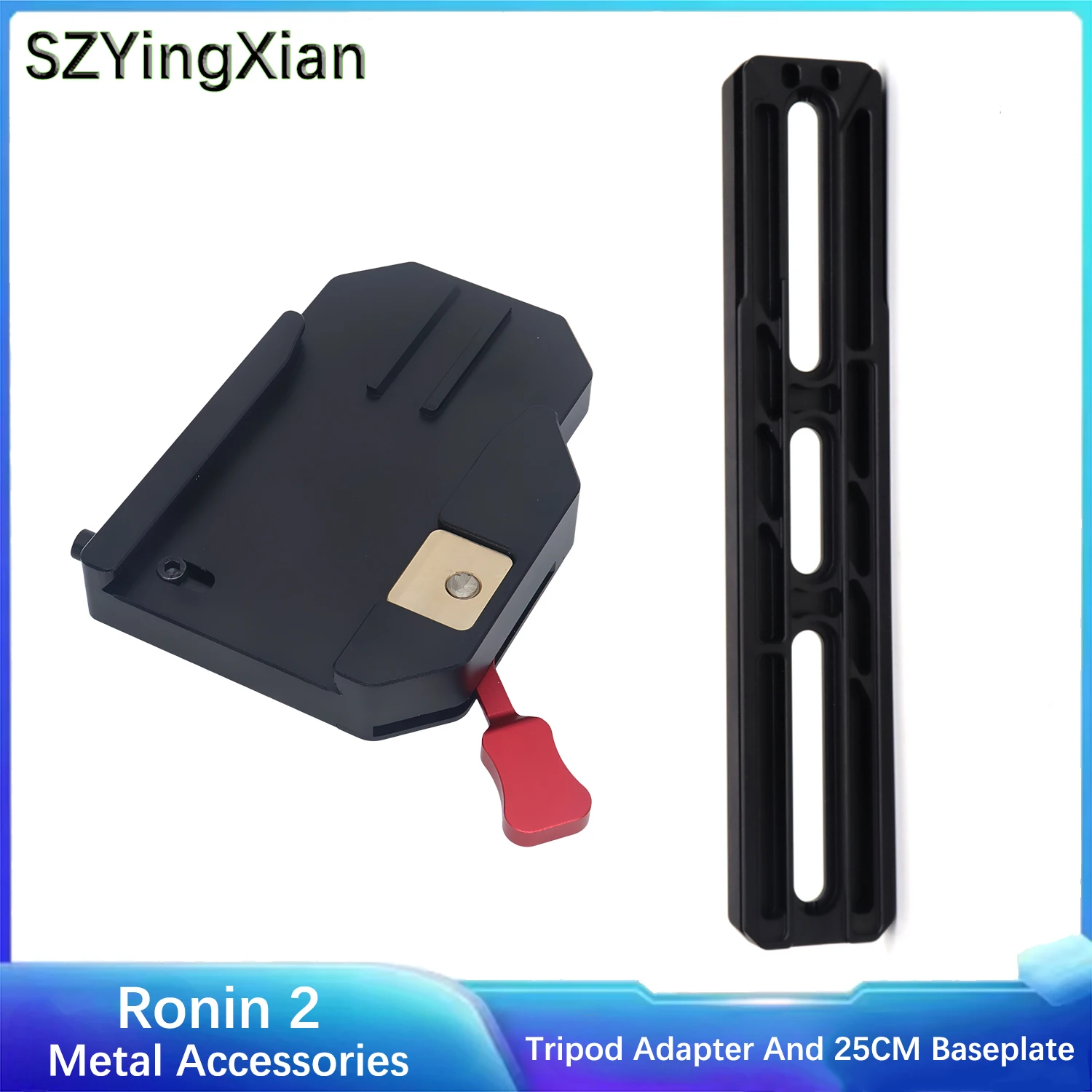 DJI Ronin2 Tripod Adapter Kit and 25cm Dovetail Plate Allowances for Quick Removal