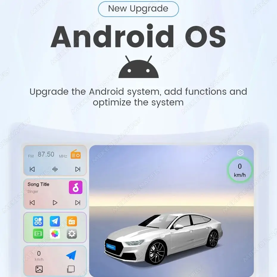MEKEDE 7 inch Android OS For Renault Megane 2 II 2003 - 2009