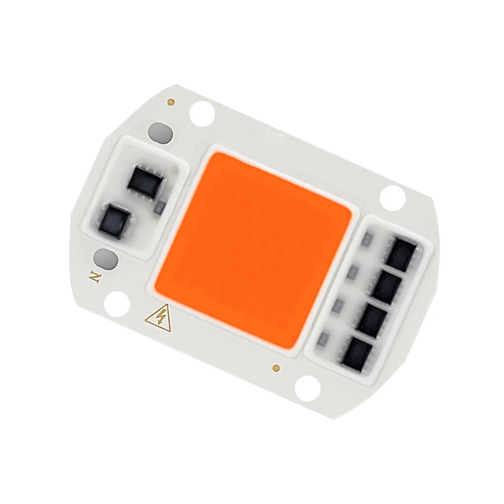 220V LED Cob Plant Light 50W Full Spectrum Indoor Grow Lamp for Greenhouse Flower Vegetable Seedlings Cob LED Grow Light