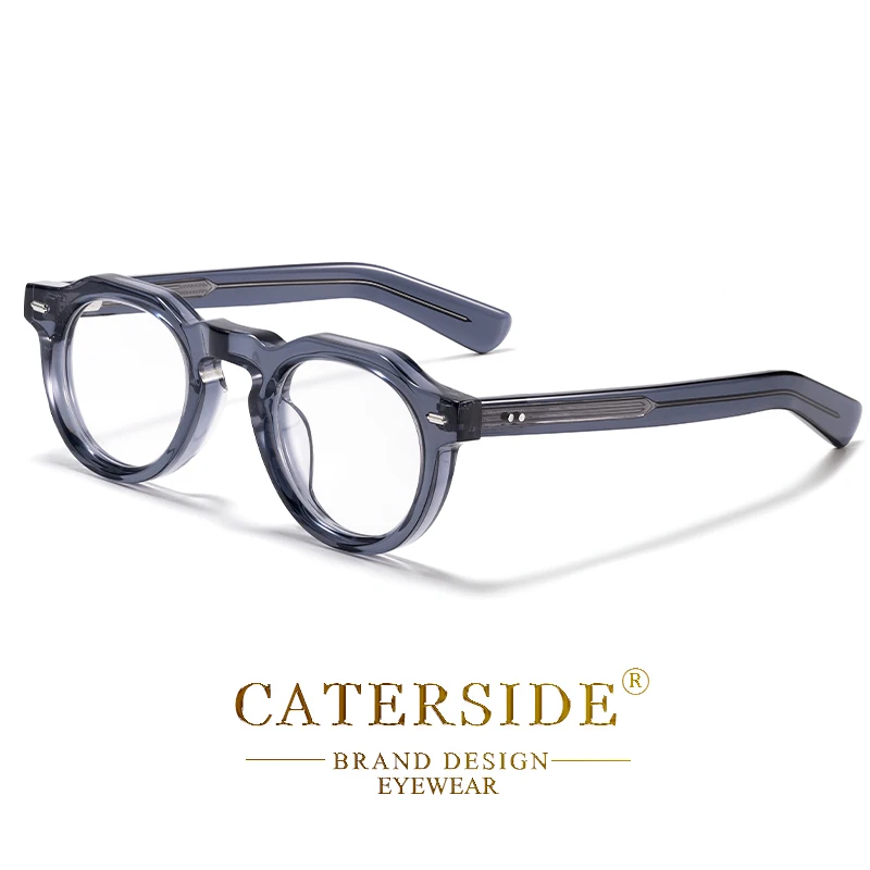 CATERSIDE Round Men's Optical Eyeglass Frame