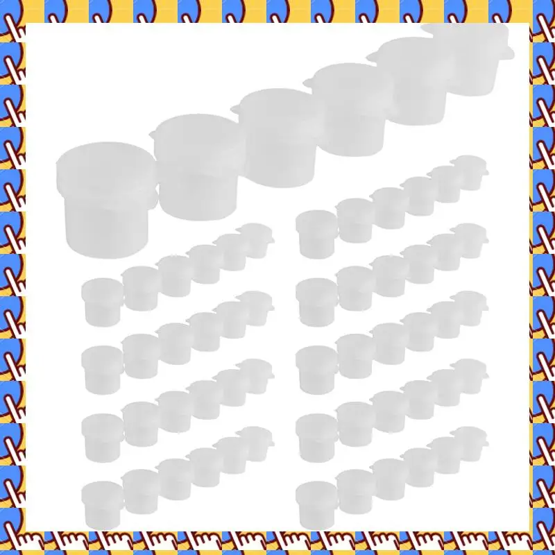 

A79I 30 полосок, пустые полоски для краски, чашки для краски, горшки, контейнеры для хранения, принадлежности для рисования и рукоделия (5 мл/30 шт.)