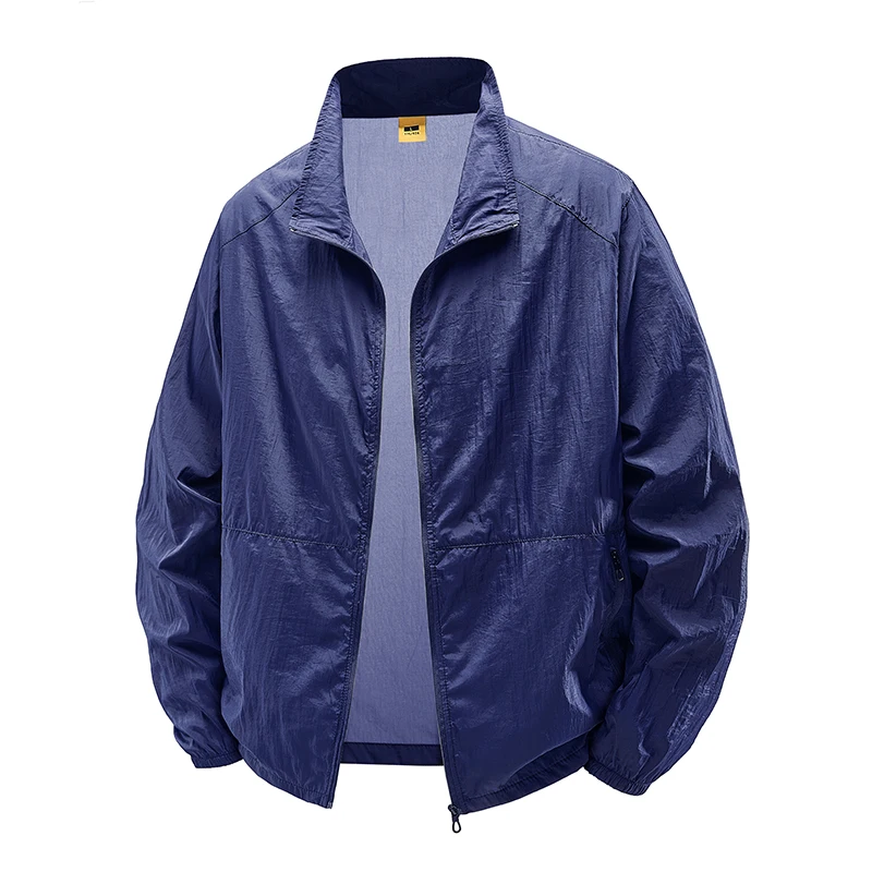 

Quick Dry Sun-Protective Thin Jacket Sport Windbreaker Ultra Light Jackets Hiking Fishing Cycling Thin Male Summer Outdoor Coats