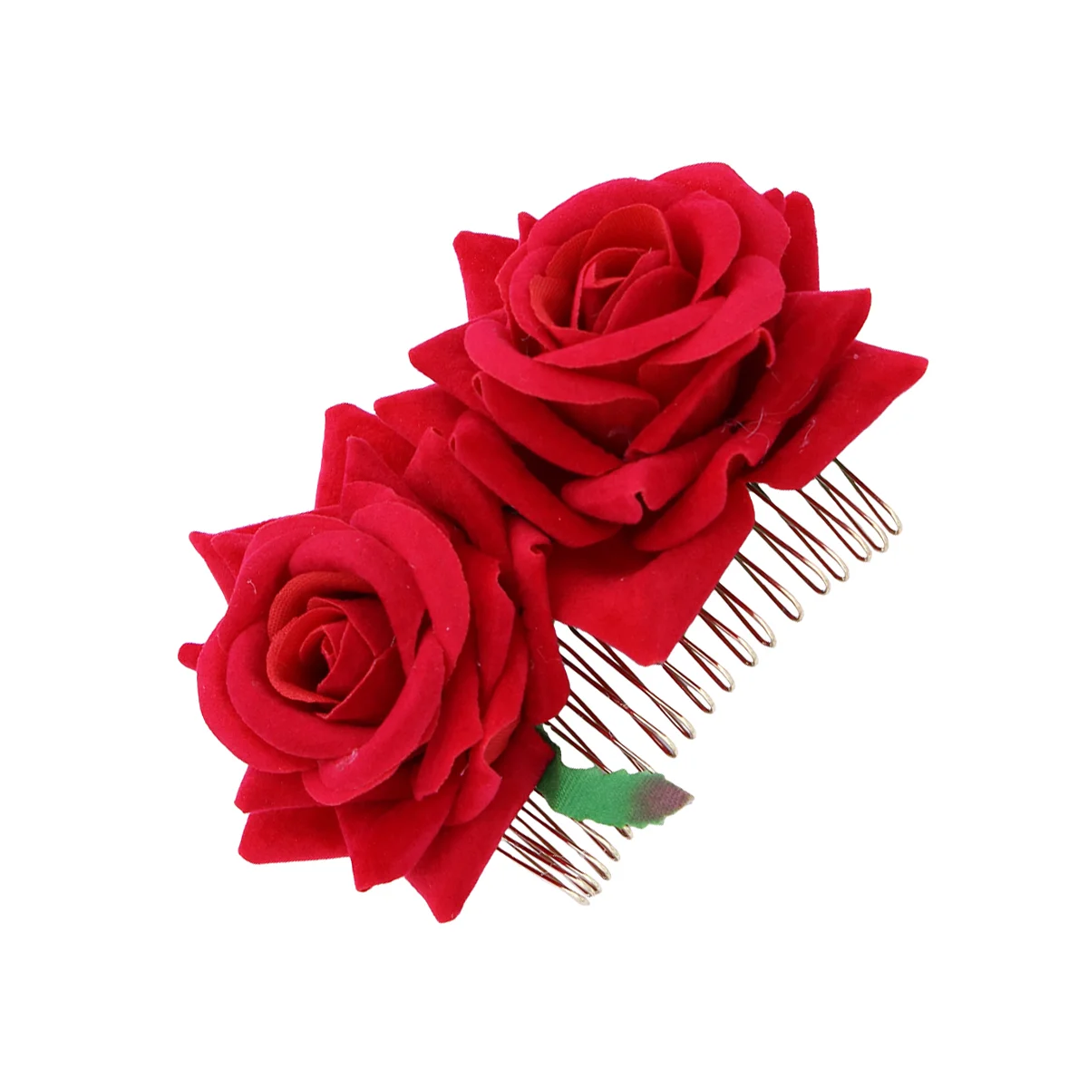 Hair Accessories for Bride Decorative Floral Garland The Flowers Rose Comb Wedding