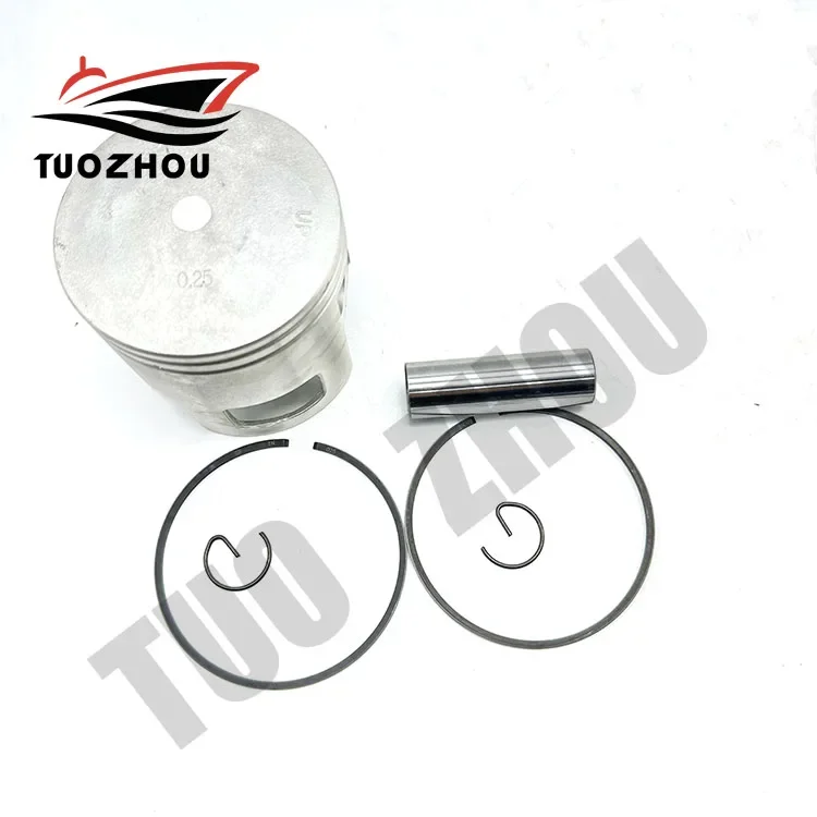 

66T-11635-00 Piston Kit (0.25Mm O/s) for Yamaha Outboard Motor 2-stroke E40/40X 40HP +0.25MM 66T-11635 80.25mm Boat Engine