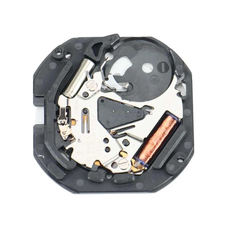 Watch Accessories VX33E Movement VX33 Three Pin Double Calendar Window Quartz Movement Without Batteries