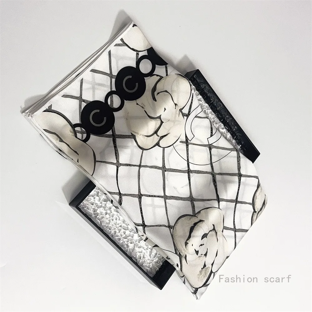 フランス 90 センチメートルチェック柄ローズツイルシルク女性旅行日焼け止めショール大正方形スカーフスカーフスカーフヘッドスカーフ女性のための高級