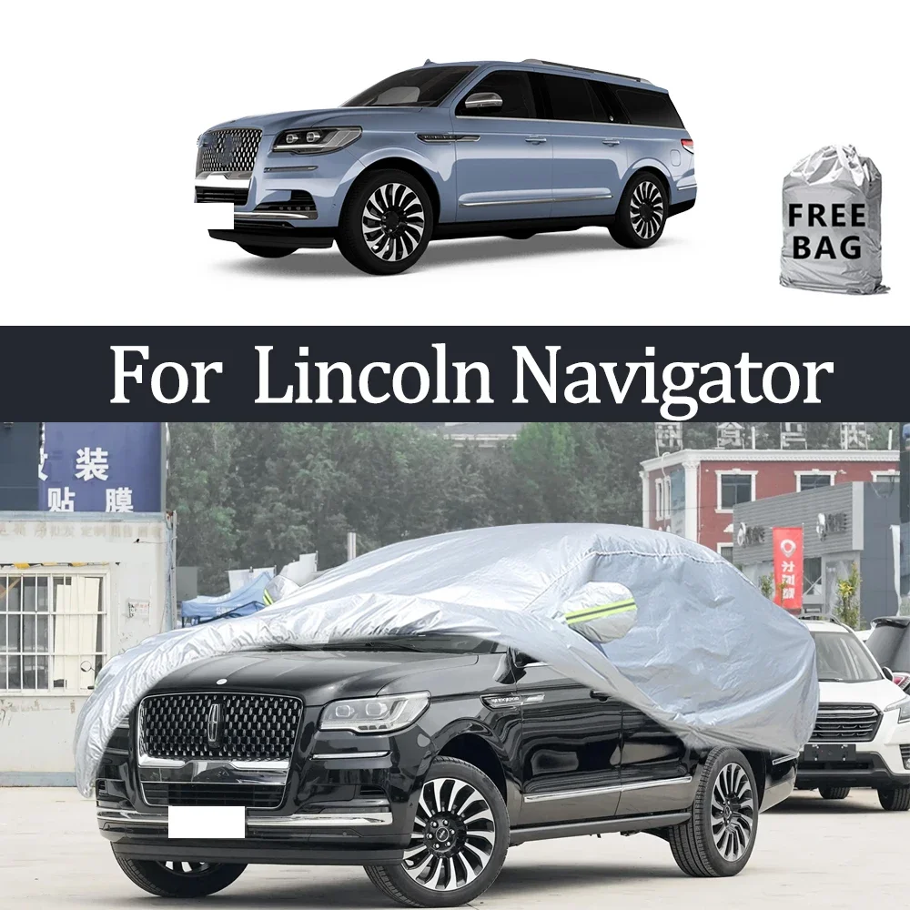 

For Lincoln Navigator Car Cover Outdoor Protection Covers Snow Sunshade Waterproof Dustproof Exterior UV Car Accessories