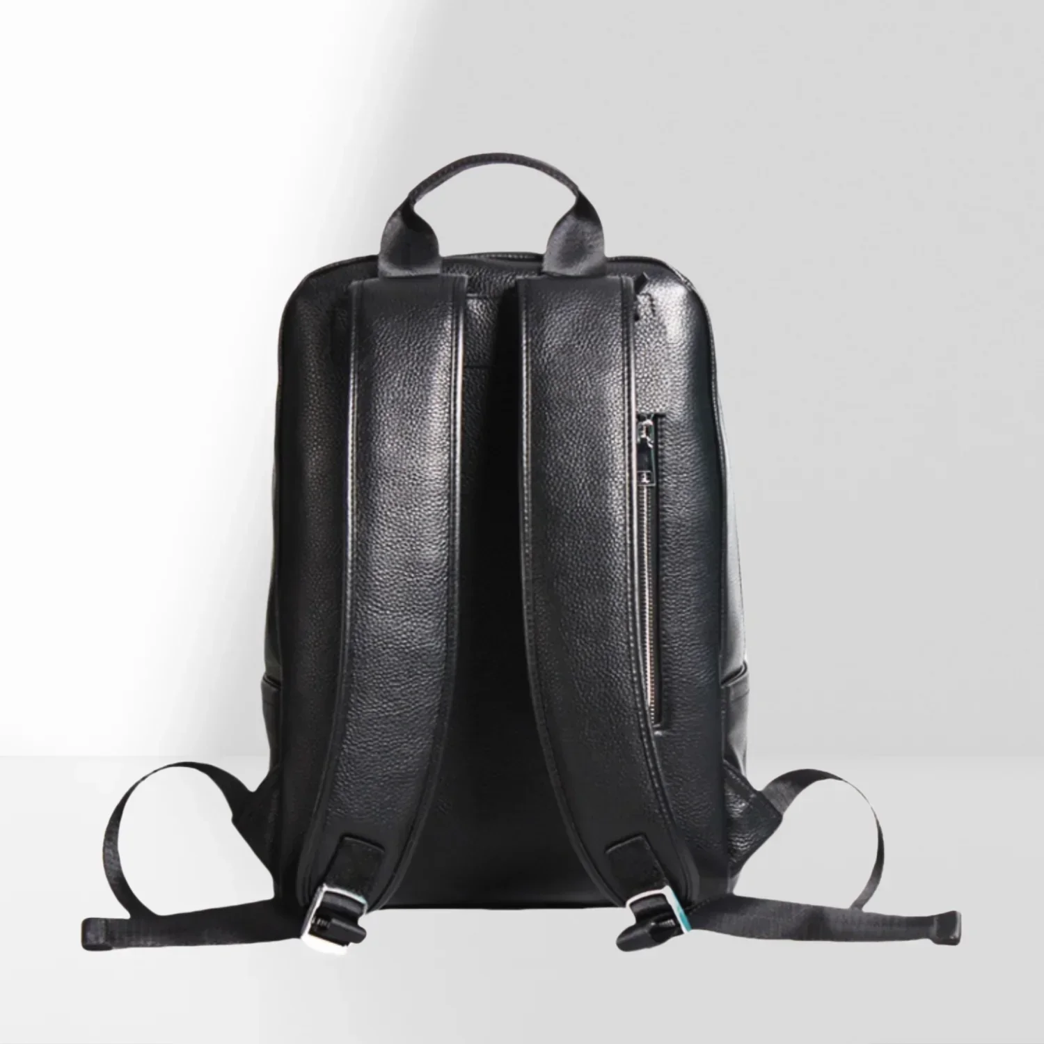 Mochila De Cuero genuino para hombre, bolso de viaje de negocios, a la moda, para ordenador portátil, de gran capacidad