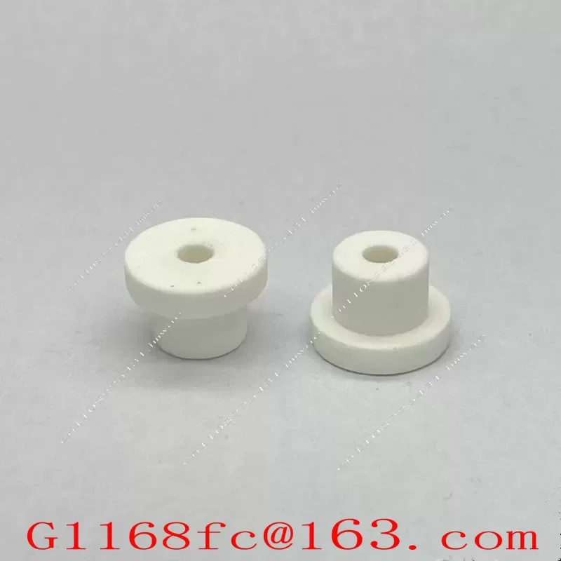 10pcs High Temperature Resistant Corundum High Alumina Ceramic Plug Rod Ceramic Head Insulator, Aluminum Head  Ceramic Sleeve