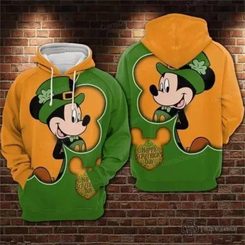 Men's and Women's Cartoon Disney Snoopy 3D Printed Hoodie Ins Style Long-sleeved Sweatshirt Fashionable Casual Children 2025