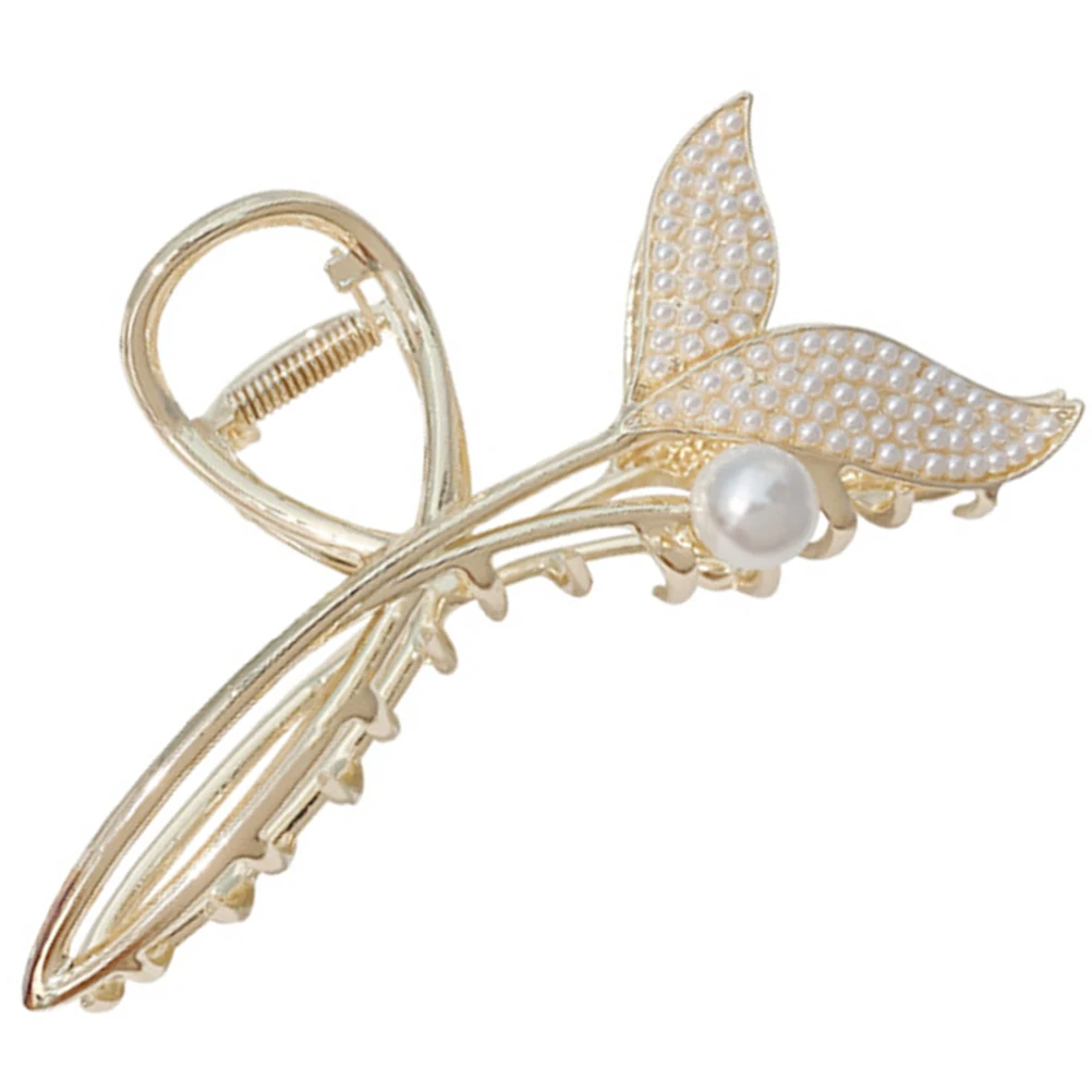 

Shark Clip Hair Claws Girls Accessories Pearl Clamp Jaw Clips Child Hairpins for Kids Lightweight Comfortable Hairstyles Parties