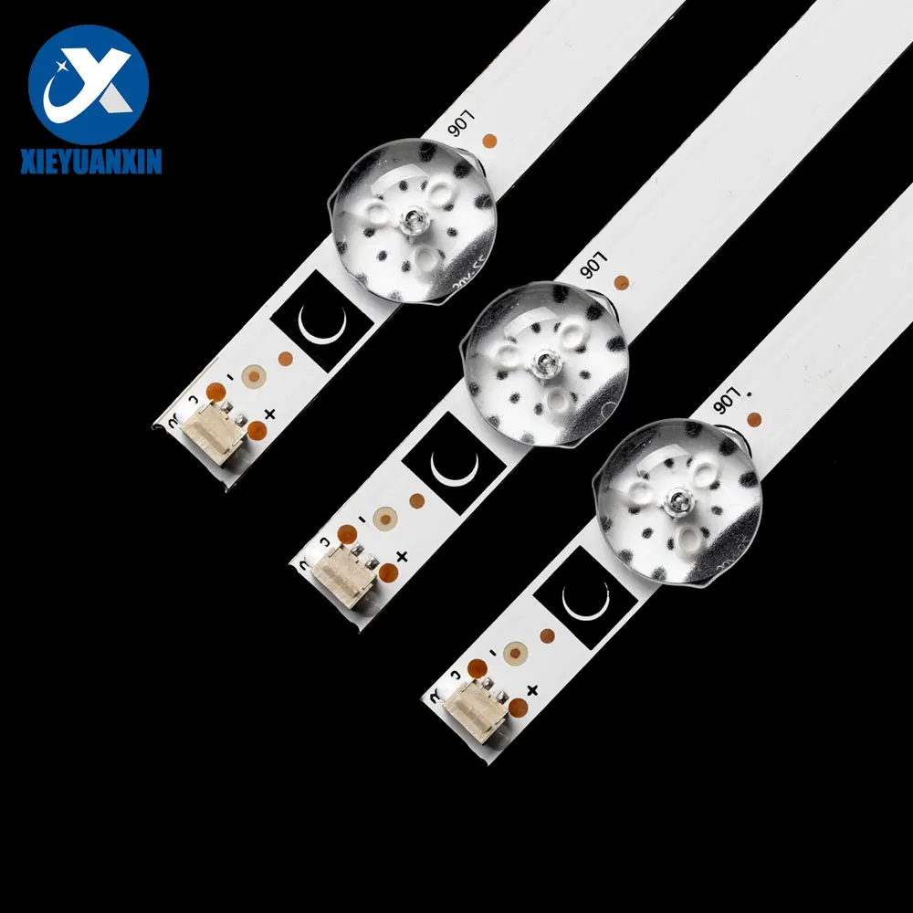 8 Stuks 554Mm Voor Ata 55Inch Led Backlight Tv Strip 6Leds 6V & 1W JS-D-AP5516-062EC(71233) tv Reparatie LY550-DH01