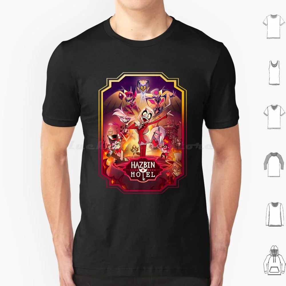 T Shirt Men Women Kids 6Xl Alastor Alastor Hazbin Alastor Charlie Fanart Vaggie Art Niffty Charlie Husk Alastor Hazbin