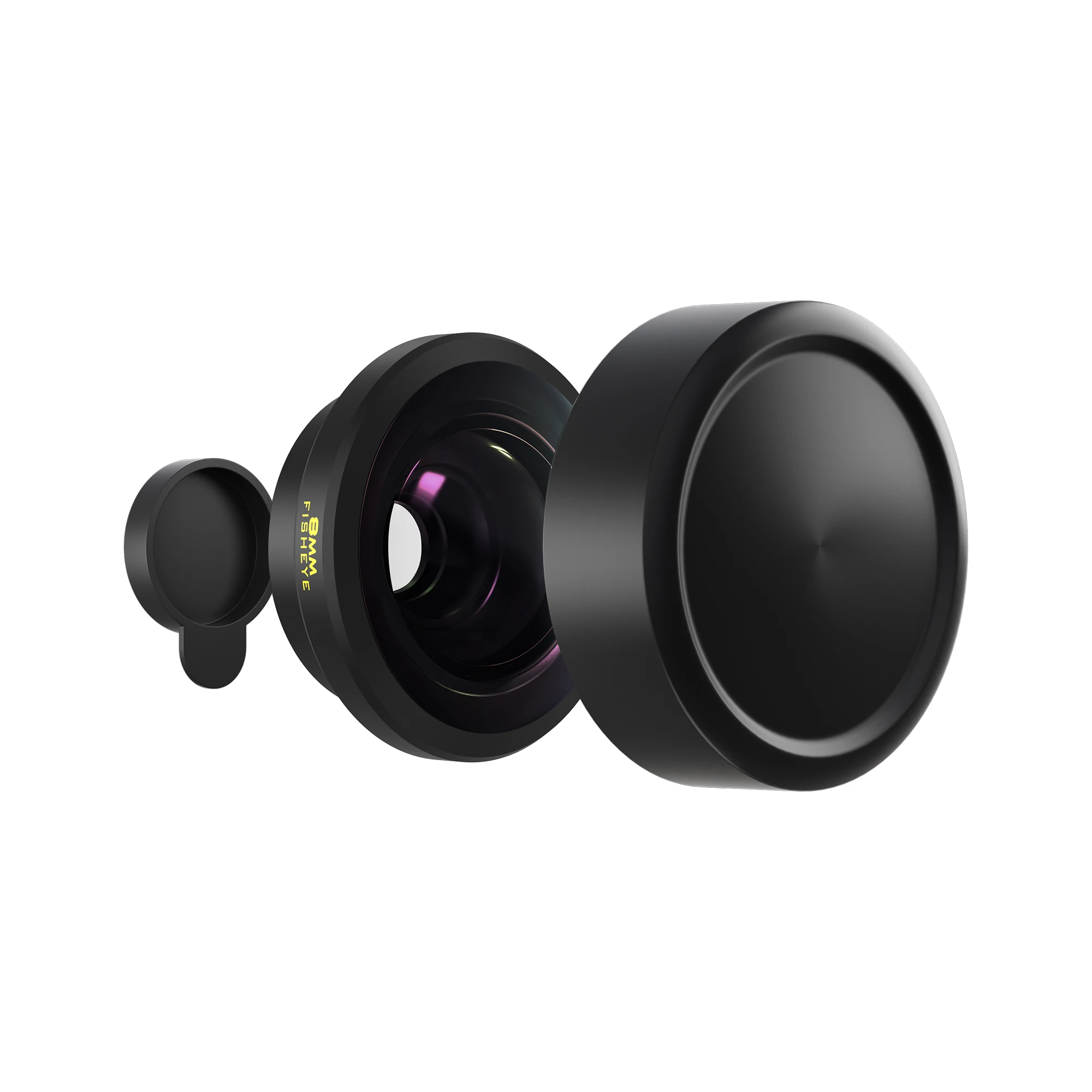 Freewell 8mm Fisheye Lens 220° Ultra-Wide Angle FOV & 0.5m Focus Distance Make It Perfect for Dynamic Shots for iPhone & Samsung