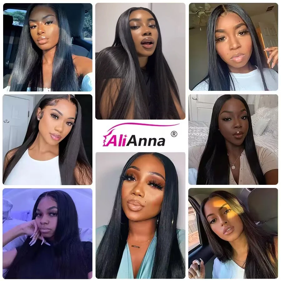 Straight Hair 13X4 Lace Frontal Skin Melt Transparent Lace Frontal 4X4 6X6 5x5 Lace Closure Remy Brazilian Hair Top Quality