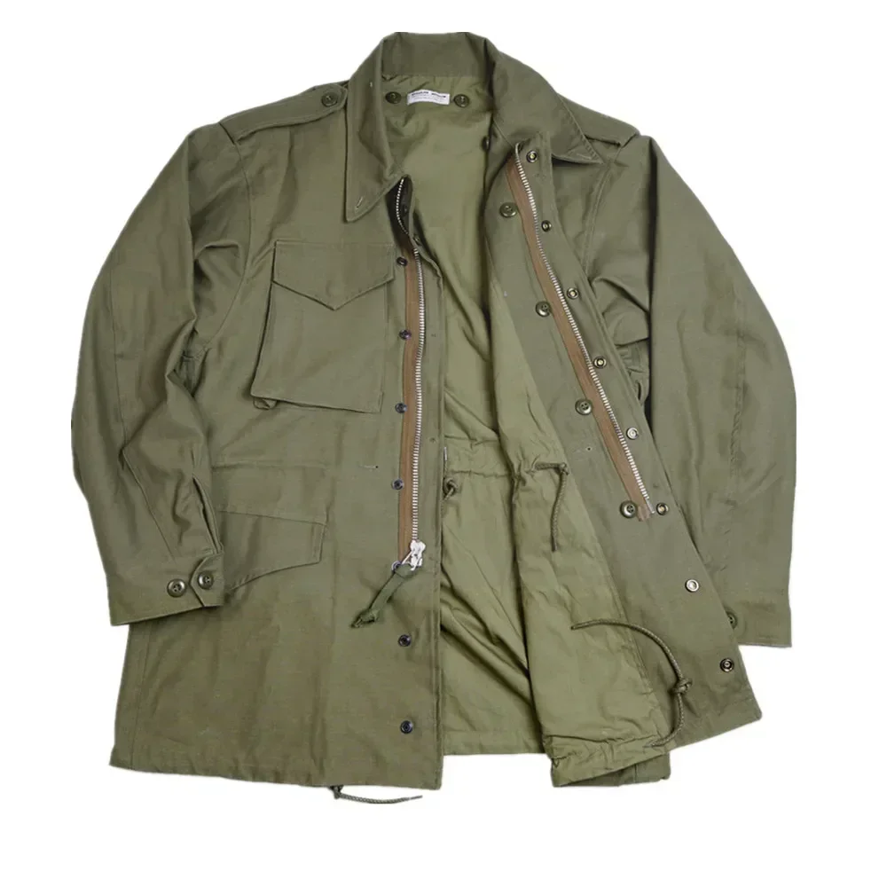 WWII WW2 Men's M51 Jacket Coat Outdoor Windproof Coat Men's Vintage Jacket American M51 Jacket Coat