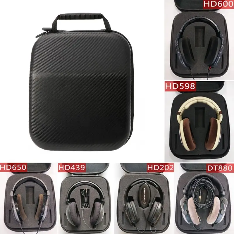 Hard EVA Headphone Protective Bag Lightweight Box Small Headphone for Case Cover for HD598 HD600 HD650 Headsets Headphon