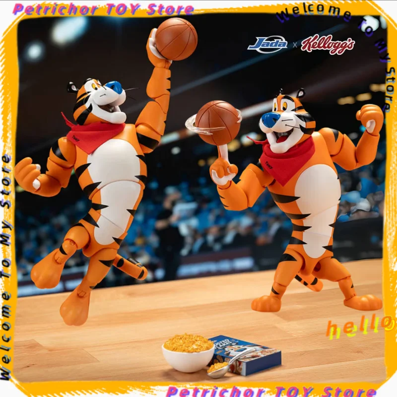 

Оригинальная новая Jada 1/12 Kellogg Tony The Tiger, модель игрушки, ПВХ, аниме, экшн-фигурка, модель, коллекция игрушек, подарок на складе