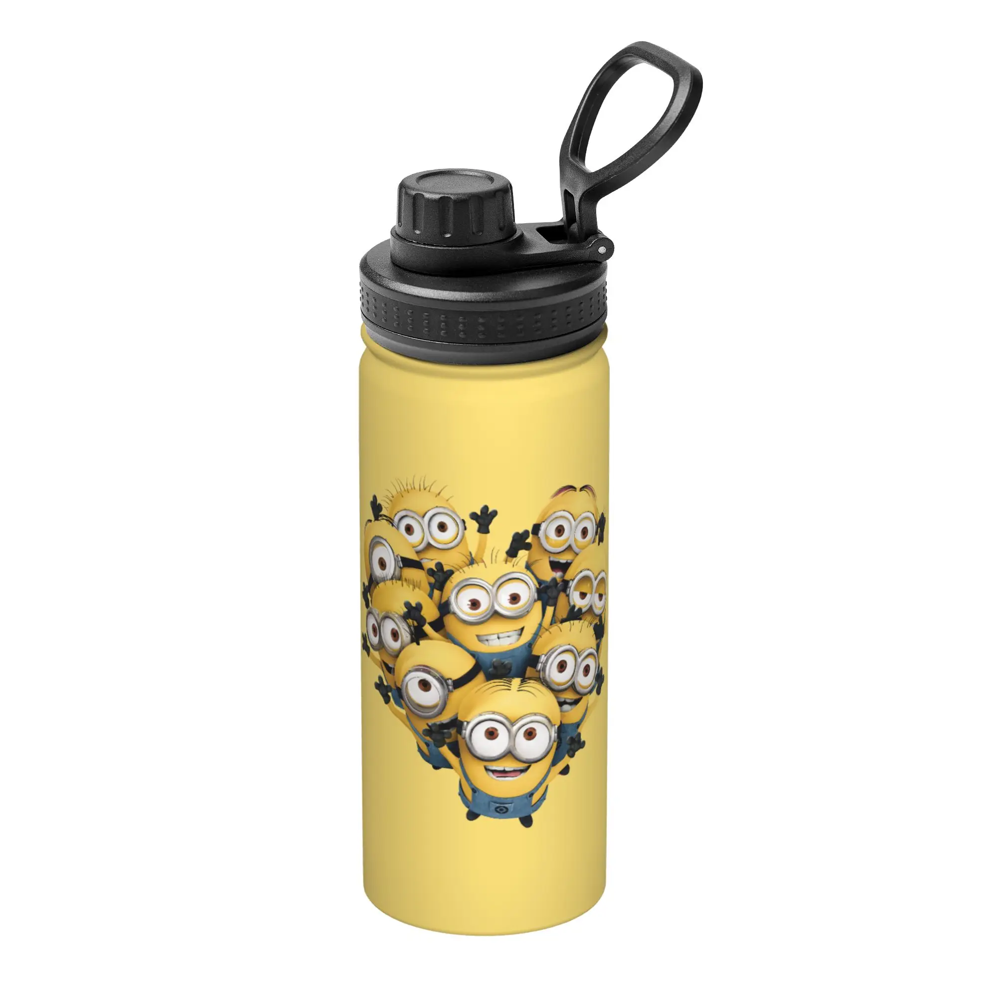 Cartoon M-Minions 18OZ Sports Insulated Kettle  Coffee Cups Vacuum Flask Car Mugs Water Bottle