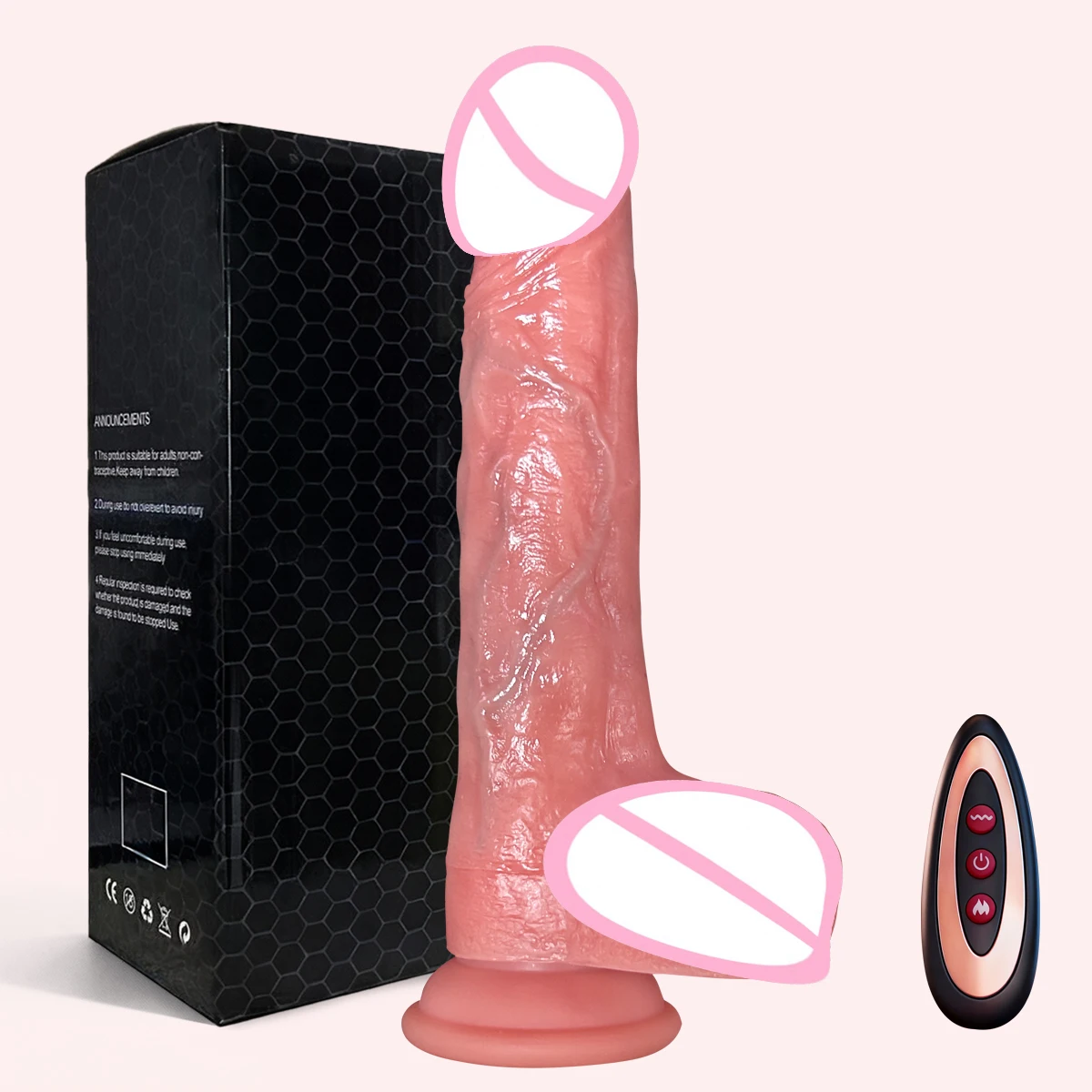 Huge Realistic Dildo Vibrators for Women Sex Toys with Heating Function Big Dick Dildo Remote Control Penis Telescopic Female