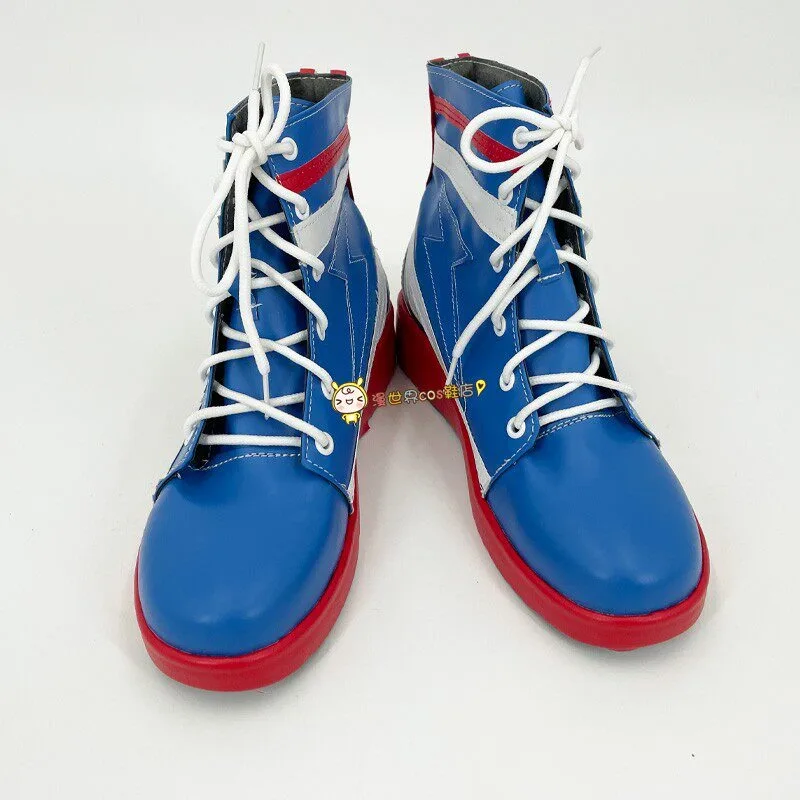 Tamamo Cross Cosplay Shoes Game Pretty Derby Cosplay Props Halloween Carnival Boots Custom Made PU Leather Shoes - view 2