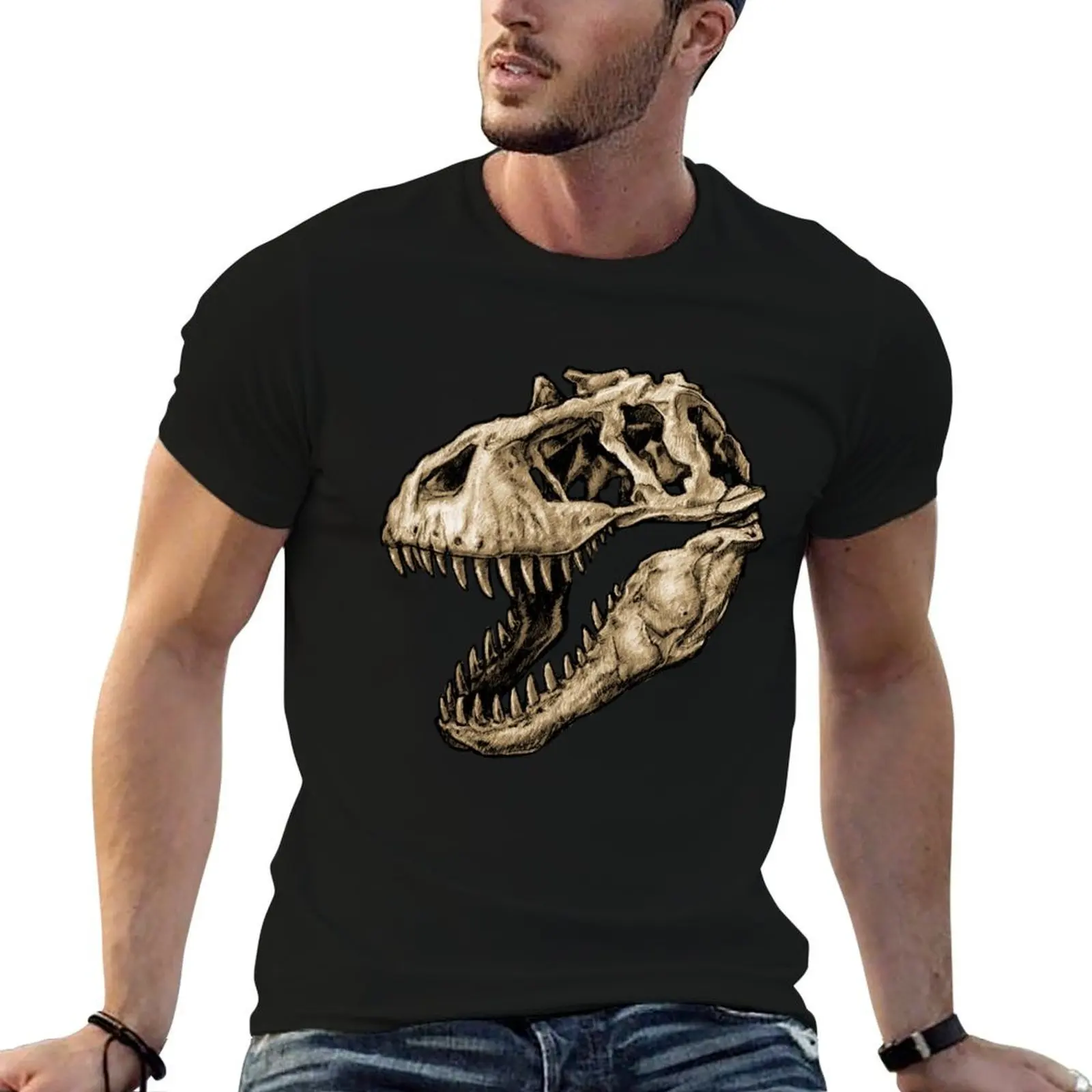 

Dinosaur Skull Tyrannosaurus Rex 2 T-Shirt t shirt man cotton man t shirt designer T-Shirt