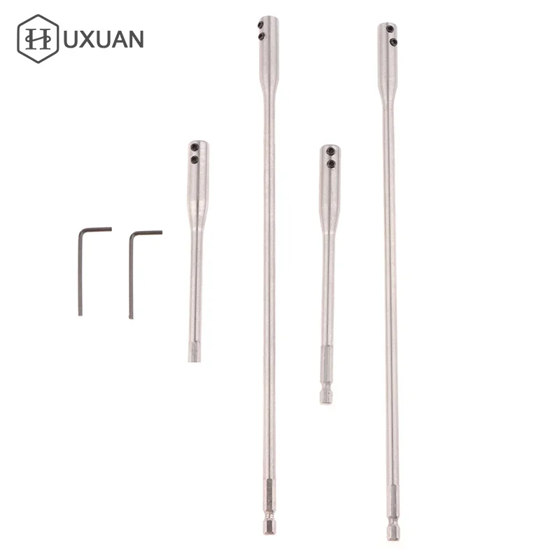 

150mm/300mm Hexagonal Shank Extension Bars Holder Alloy Steel Quick Release Drill Bits Screwdrive Connecting Rod