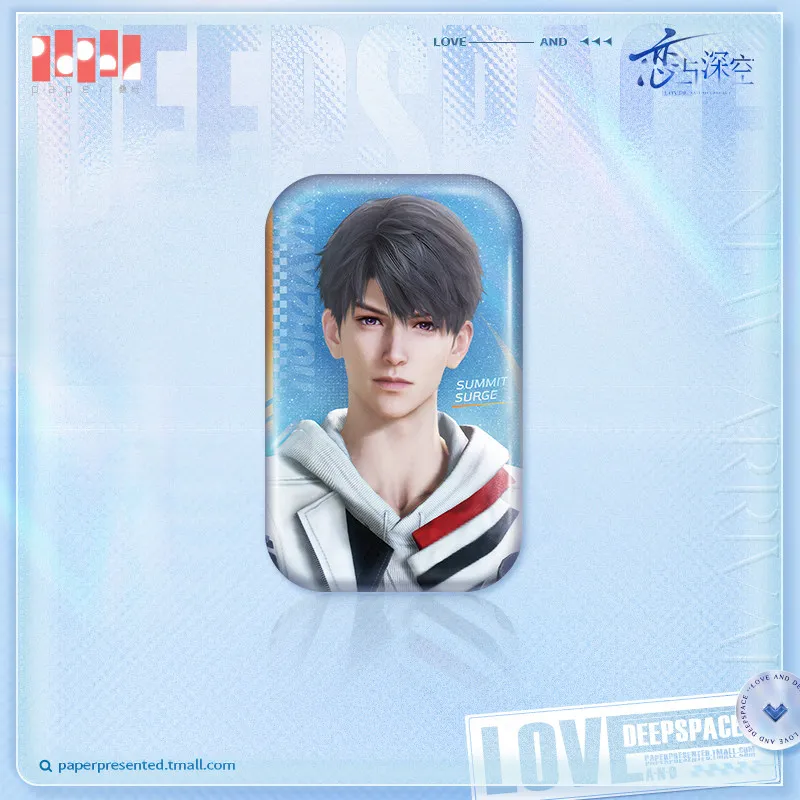 Love and Deepspace Sky Beyond the Summit Series Tinplate Badge Anime and Manga Game Merchandise
