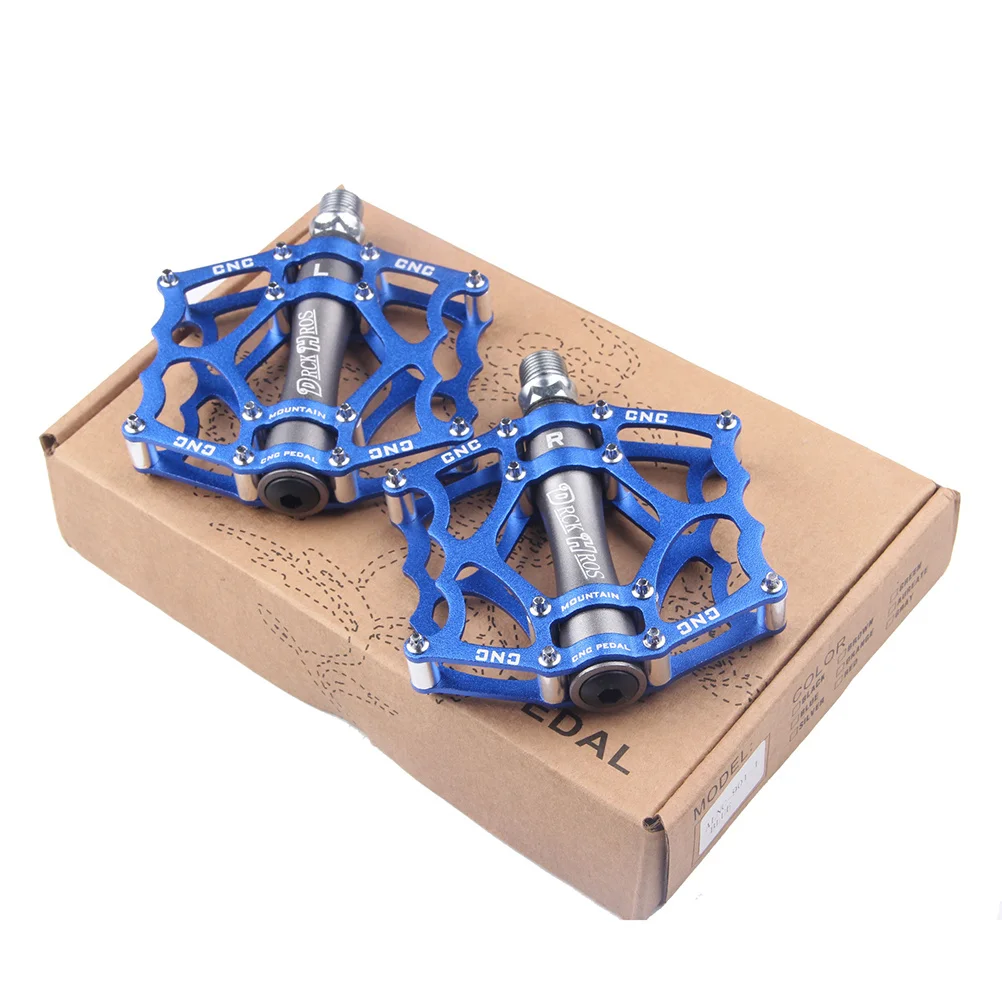 

1 Pair Aluminum Alloy Bicycle Pedals Cnc Machined Lightweight Anti-Slip Sealed Bearing Waterproof Dustproof Self Lubricating