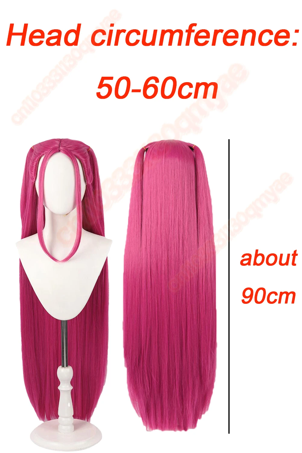 2025 K팝 미라 만화 악마 헌터 가발 여성 코스프레 판타지 헤어 코스튬 변장 액세서리 성인 여성 롤플레잉 소품