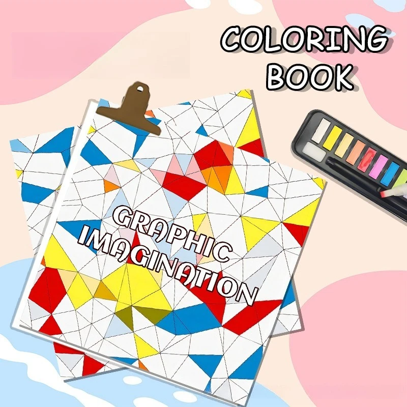 

New Cross-border 20-sheet Coloring Book Adult Painting Book Coloring Book Cheap Doodle Coloring Book