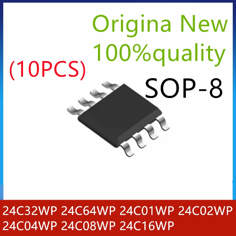 (10piece) New 24C08WP 24C16WP 24C01WP 24C02WP 24C04WP 24C32WP 24C64WP M24C01 M24C02 M24C04 M24C08 M24C16 M24C32 M24C64 -WMN6TP