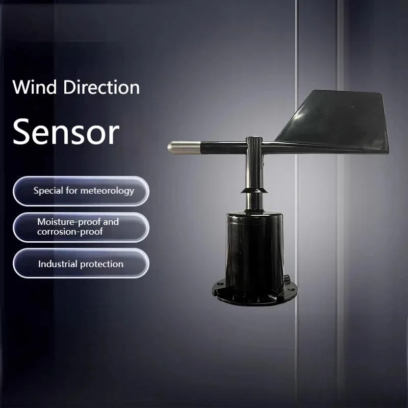 Weather Station Outdoor 3 Cup Anemometer Sensor Polycarbon Fiber Wind Speed Wind Direction Sensor Output RS485 4-20MA 0-5V