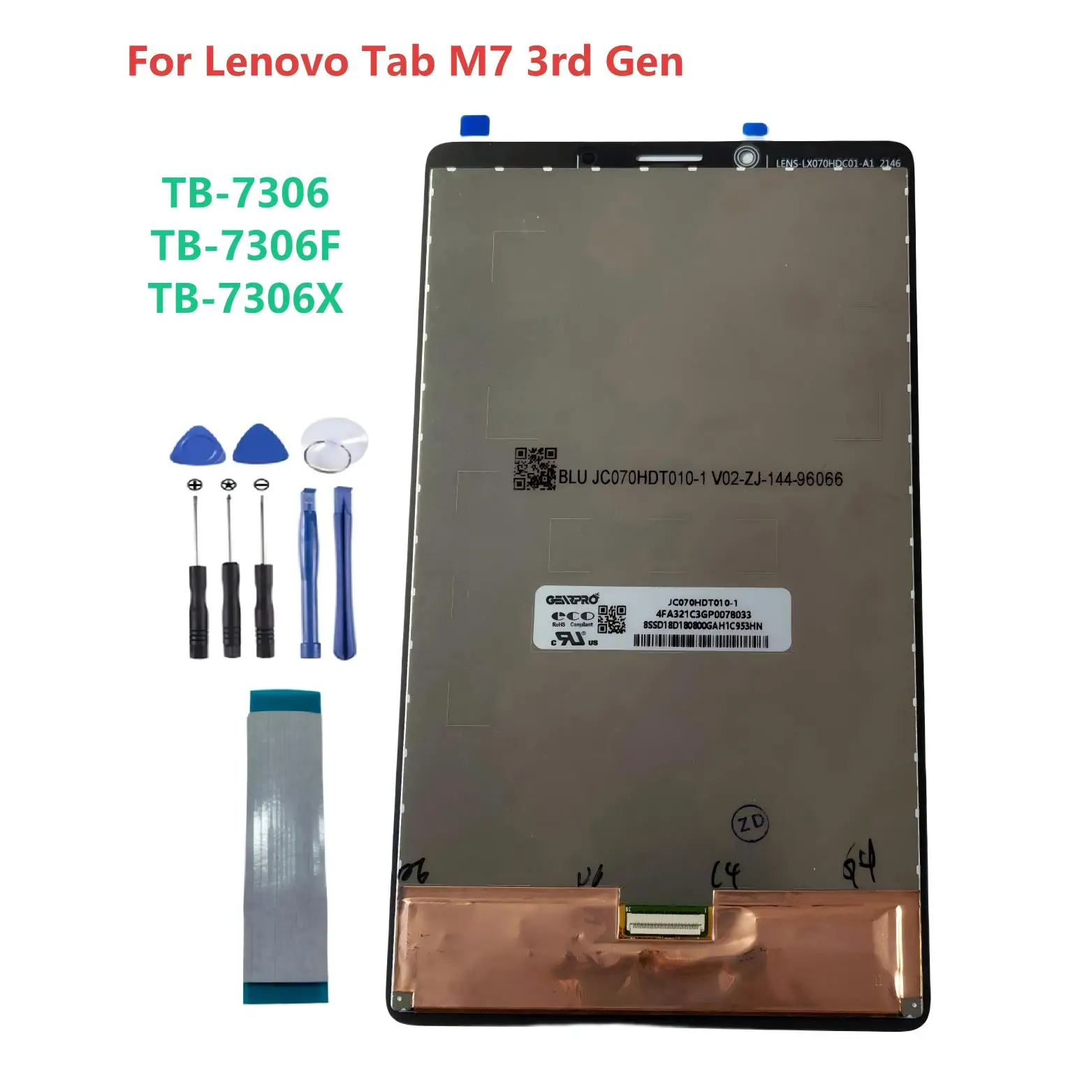 AAA For Lenovo Tab M7 3rd Gen TB-7306 TB-7306F TB-7306X 7306 7306F 7.0